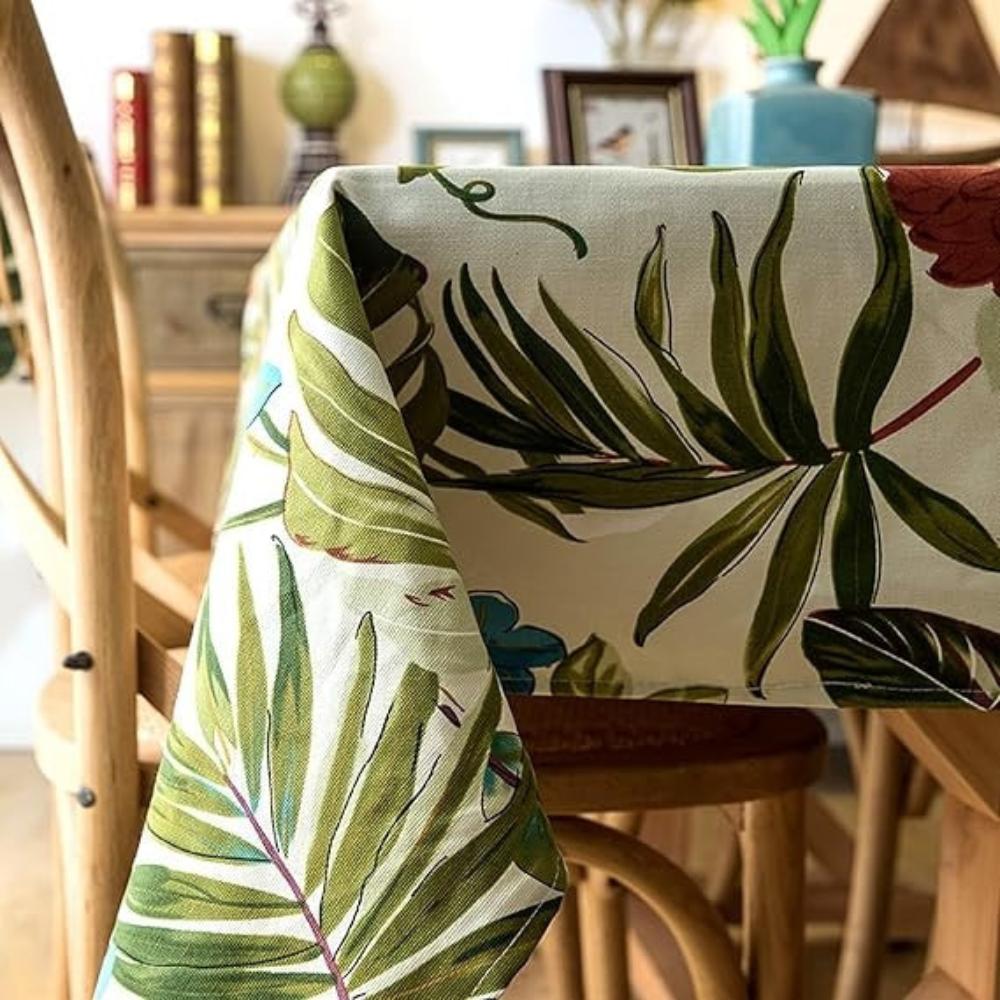 Monstera-Blätter Baumwolltischdecke