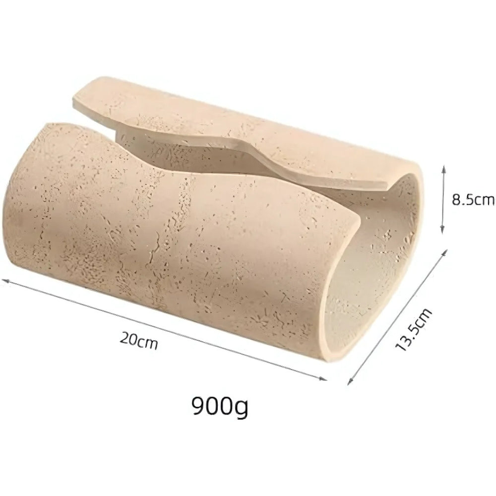 Natürlicher Sandstein Taschentuchhalter