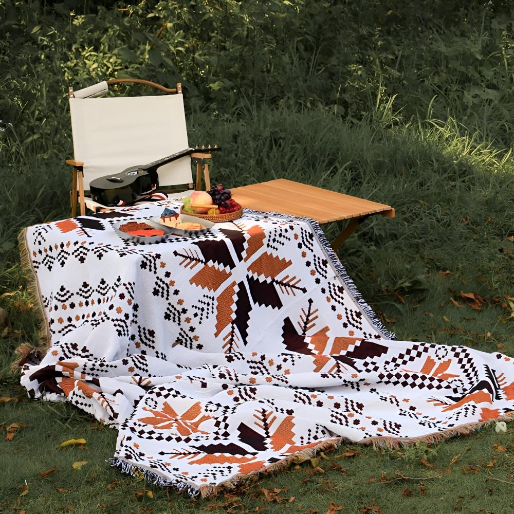 Marokkanisches Boho-Muster Picknickmatte