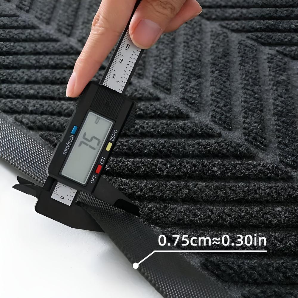 Chevron Ridges Rutschfeste Fußmatte