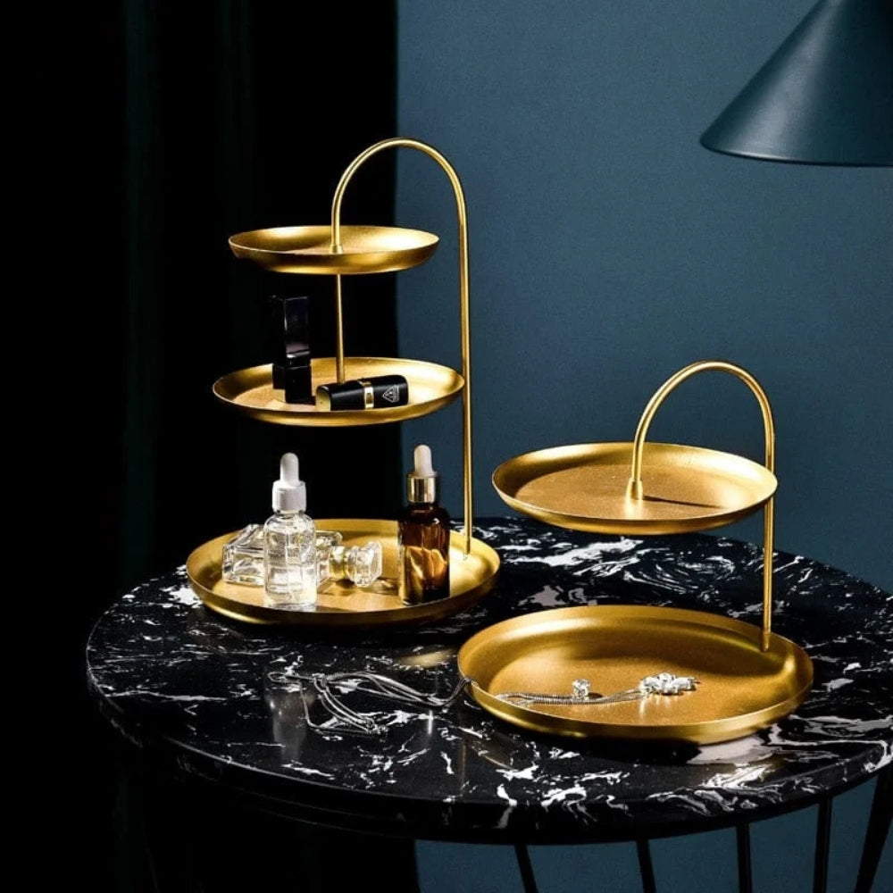 Eleganter Gold Aufbewahrungsorganizer