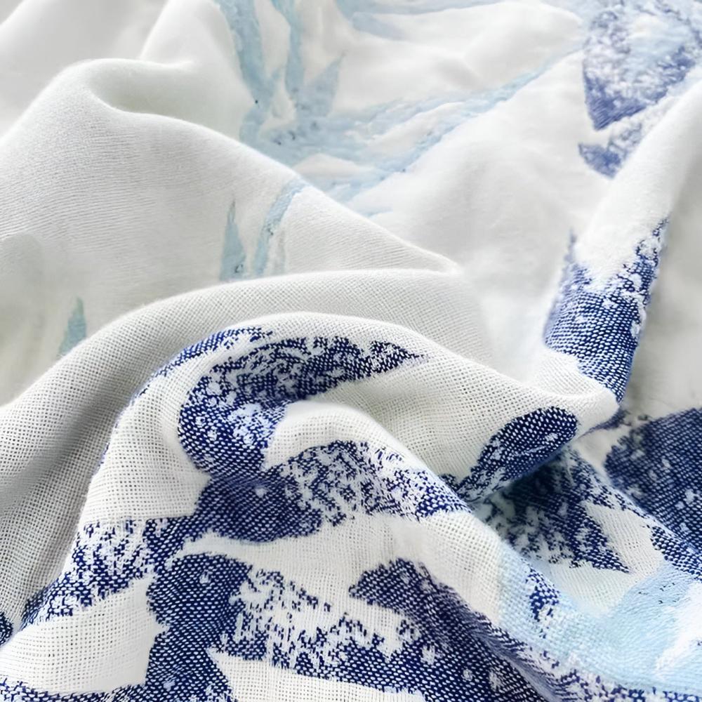 Bamboo Cotton Wendedecke Jacquard
