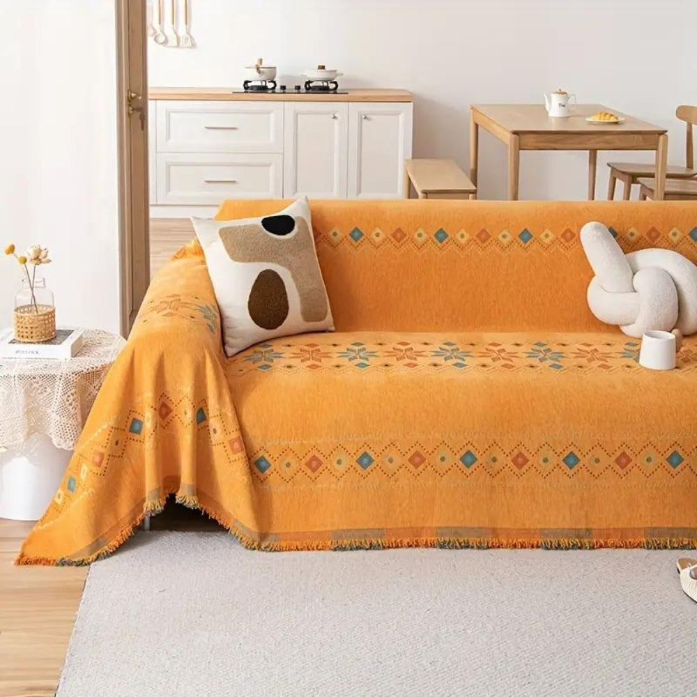 Stylische Boho Sofabezug