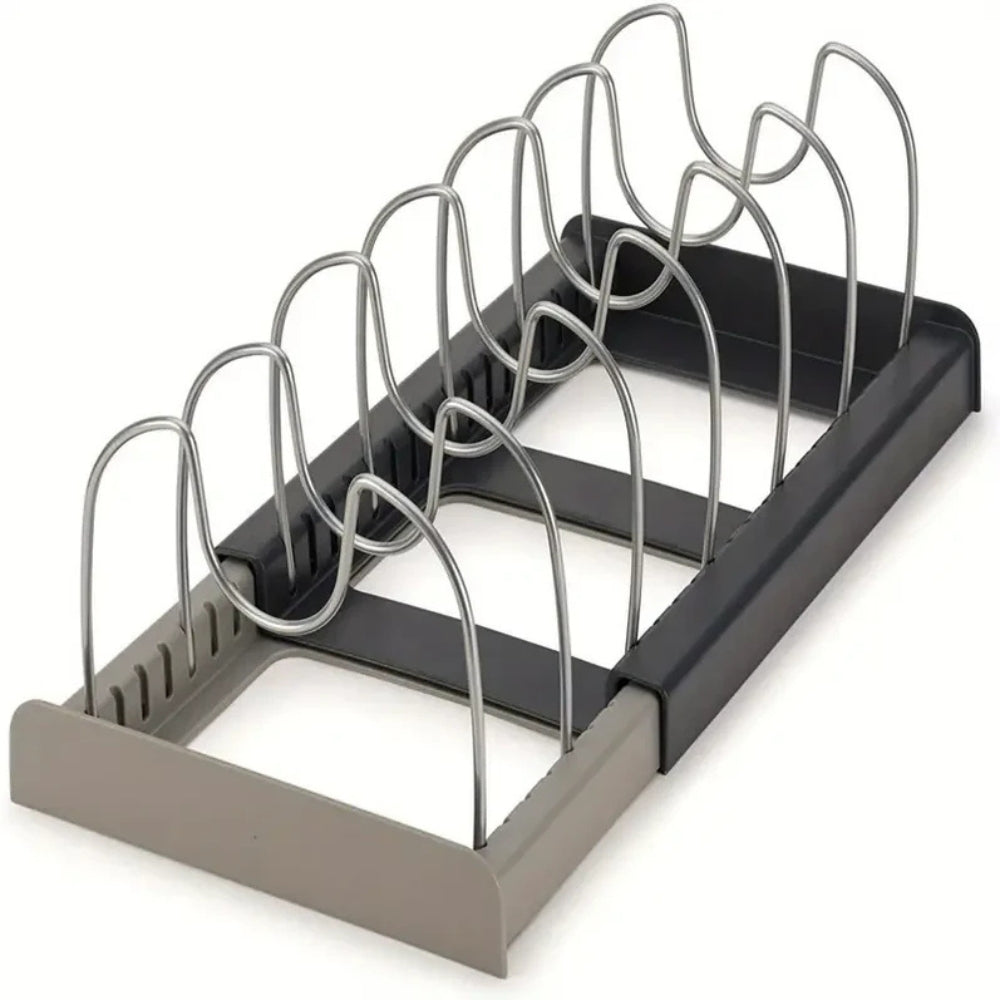 Erweiterbarer Topf- und Pfannenorganisator