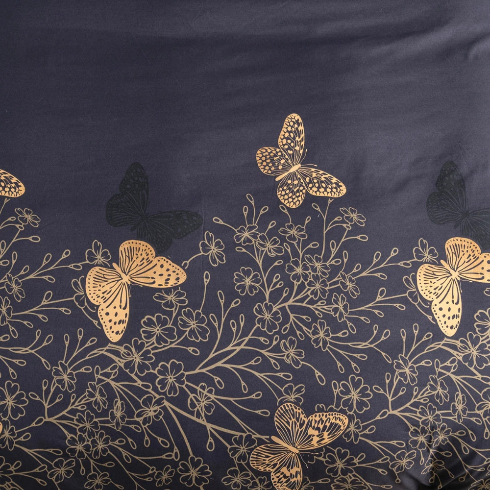 Valora Midnight Butterfly Bettbezug | 3-teiliges Set