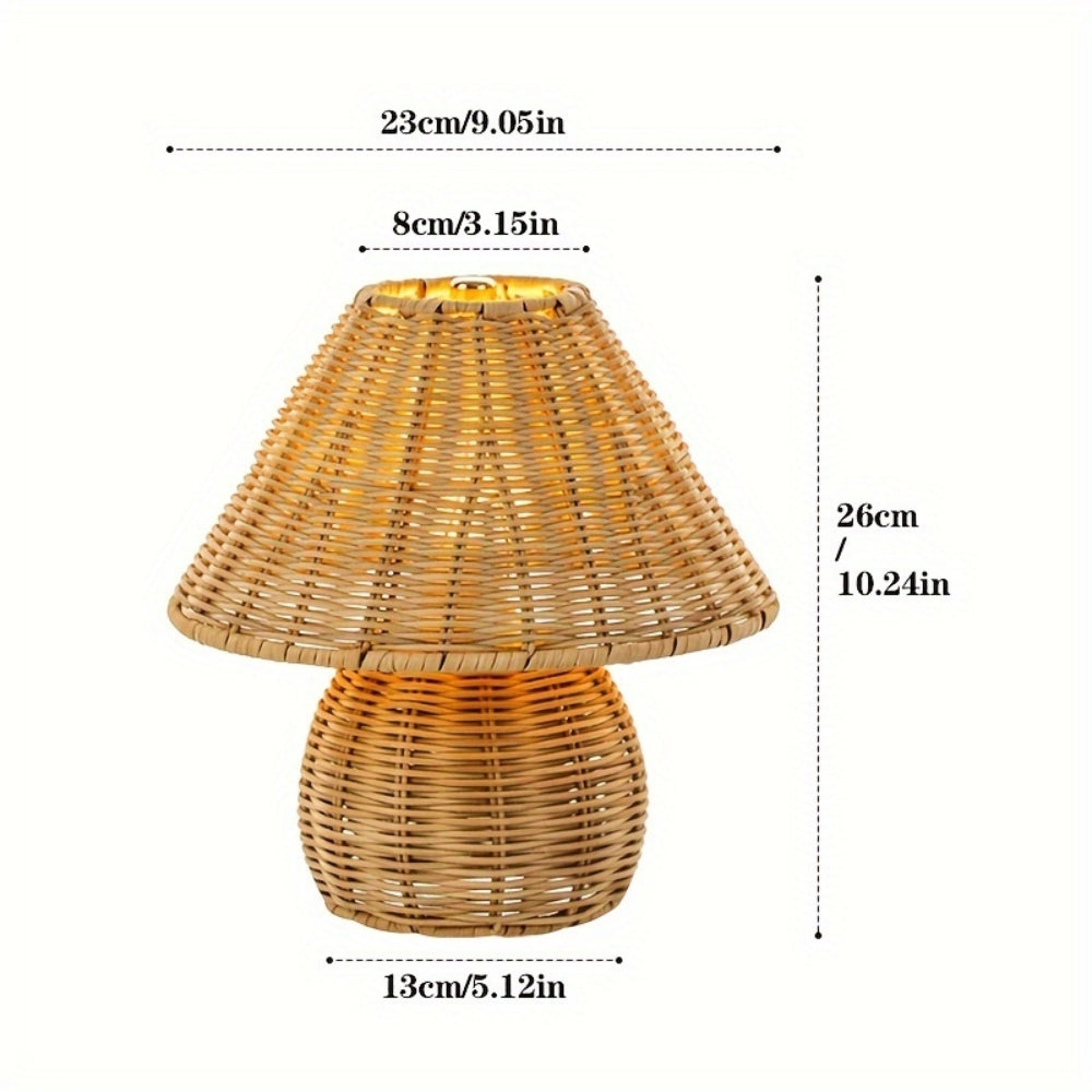 Noya Rattan Tischlampe Wohnkultur