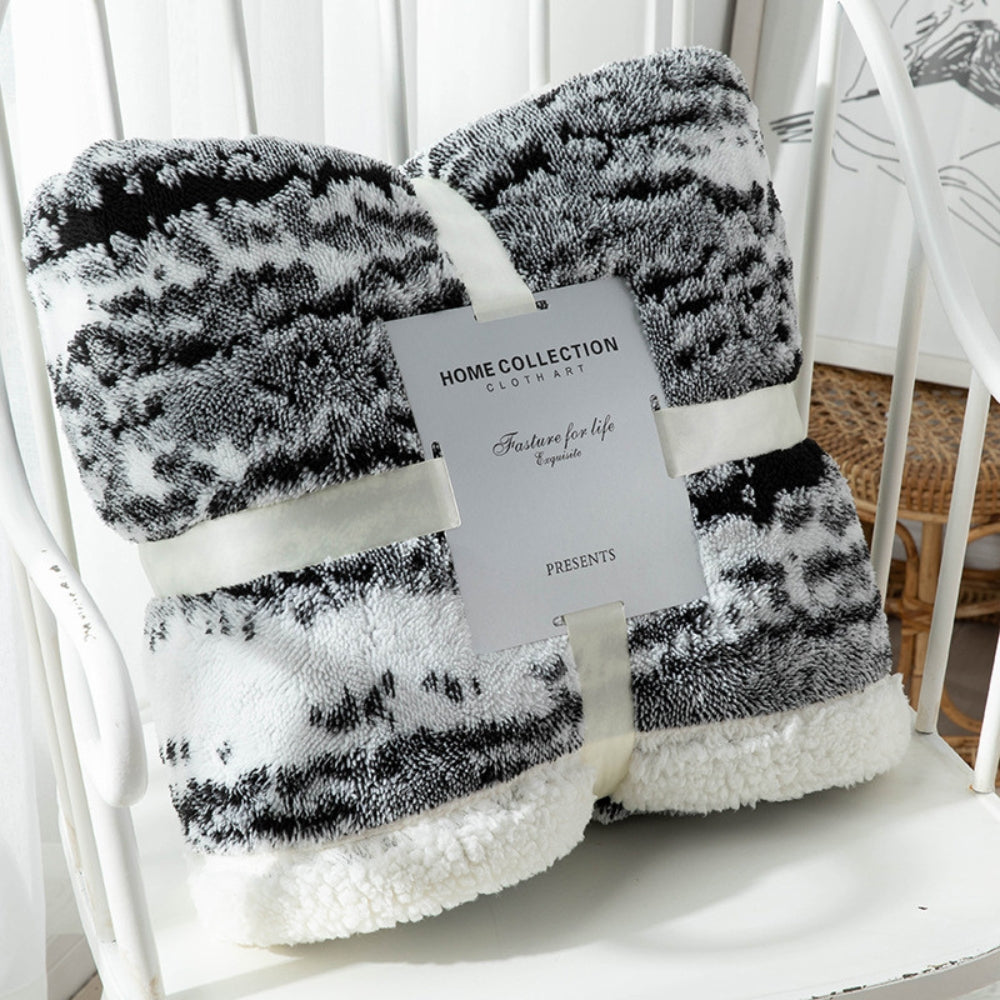 Seraphina Samt Sherpa Decke