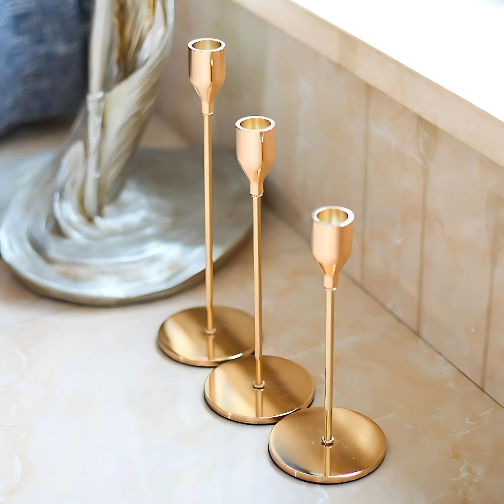 Hoch & Elegant Trio Kerzenhalter Set