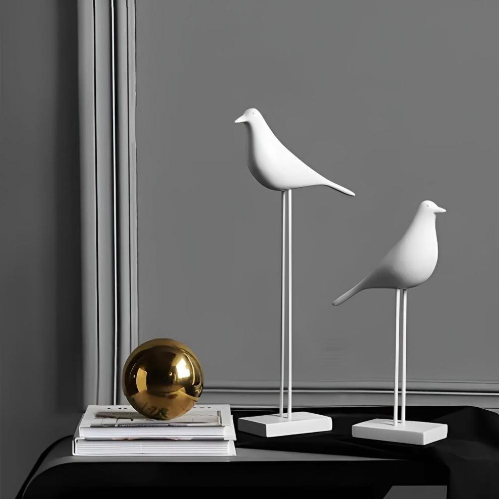 Minimalistische Vogel Dekor Figuren
