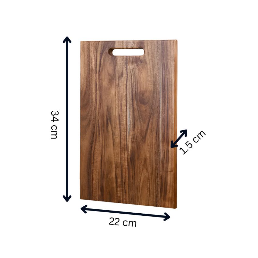 Premium Schneidebrett aus massivem Holz