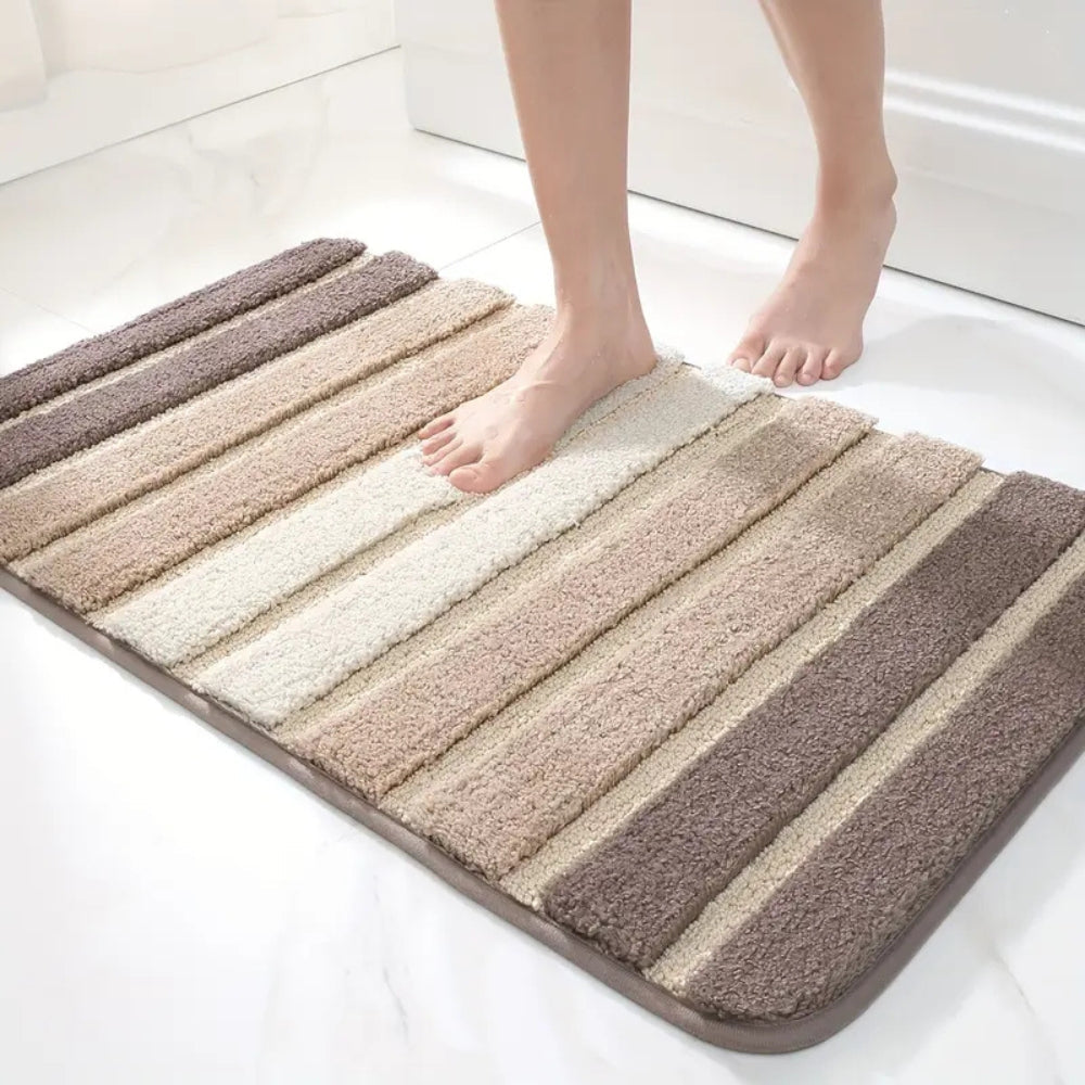 Lumiere Gestreifte Absorbierende Badematte