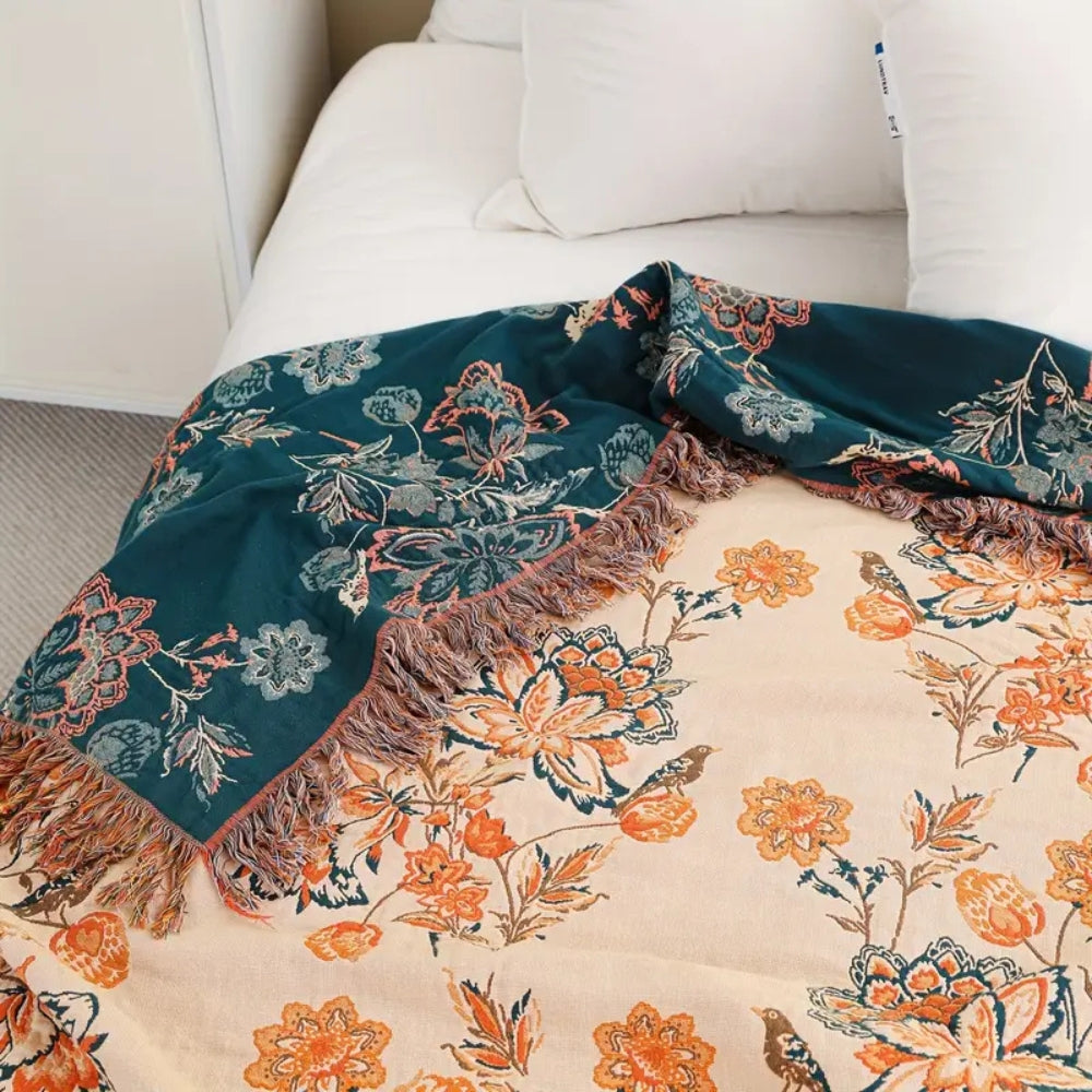 Rustikale Gemütliche Boho-Wurfdecke