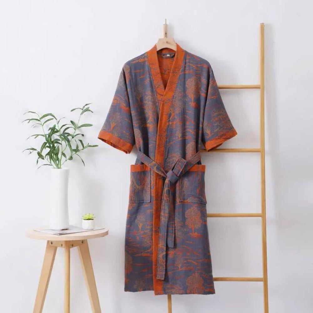 Sanfte Brise Baumwoll-Gaze Robe