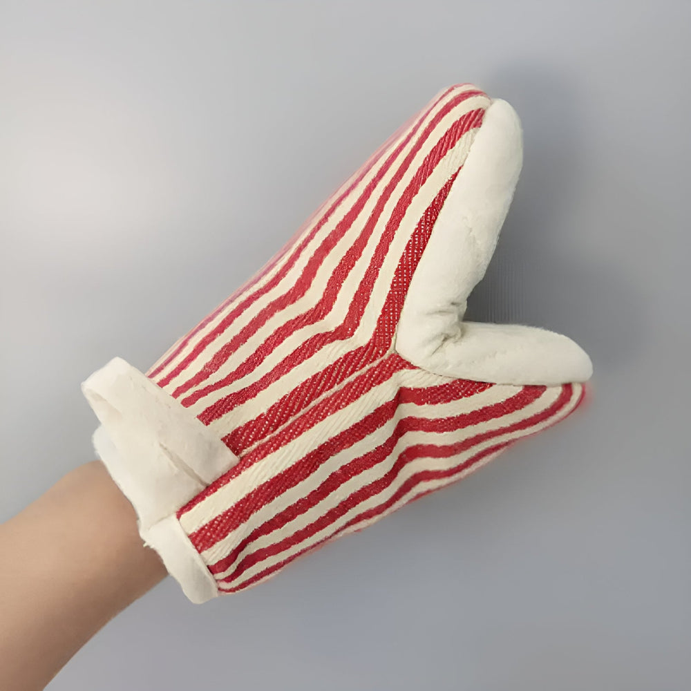 Gestreifte Hitzebeständige Küchenhandschuhe