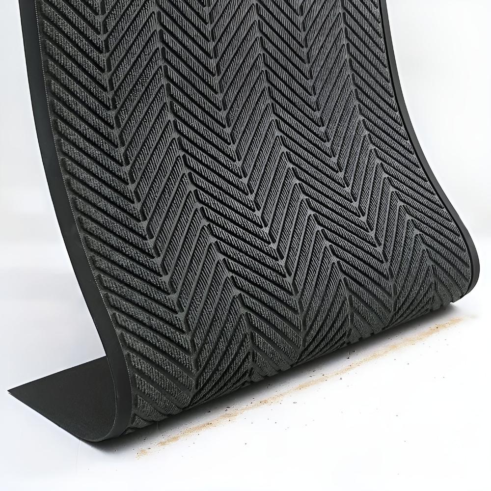 Chevron Ridges Rutschfeste Fußmatte