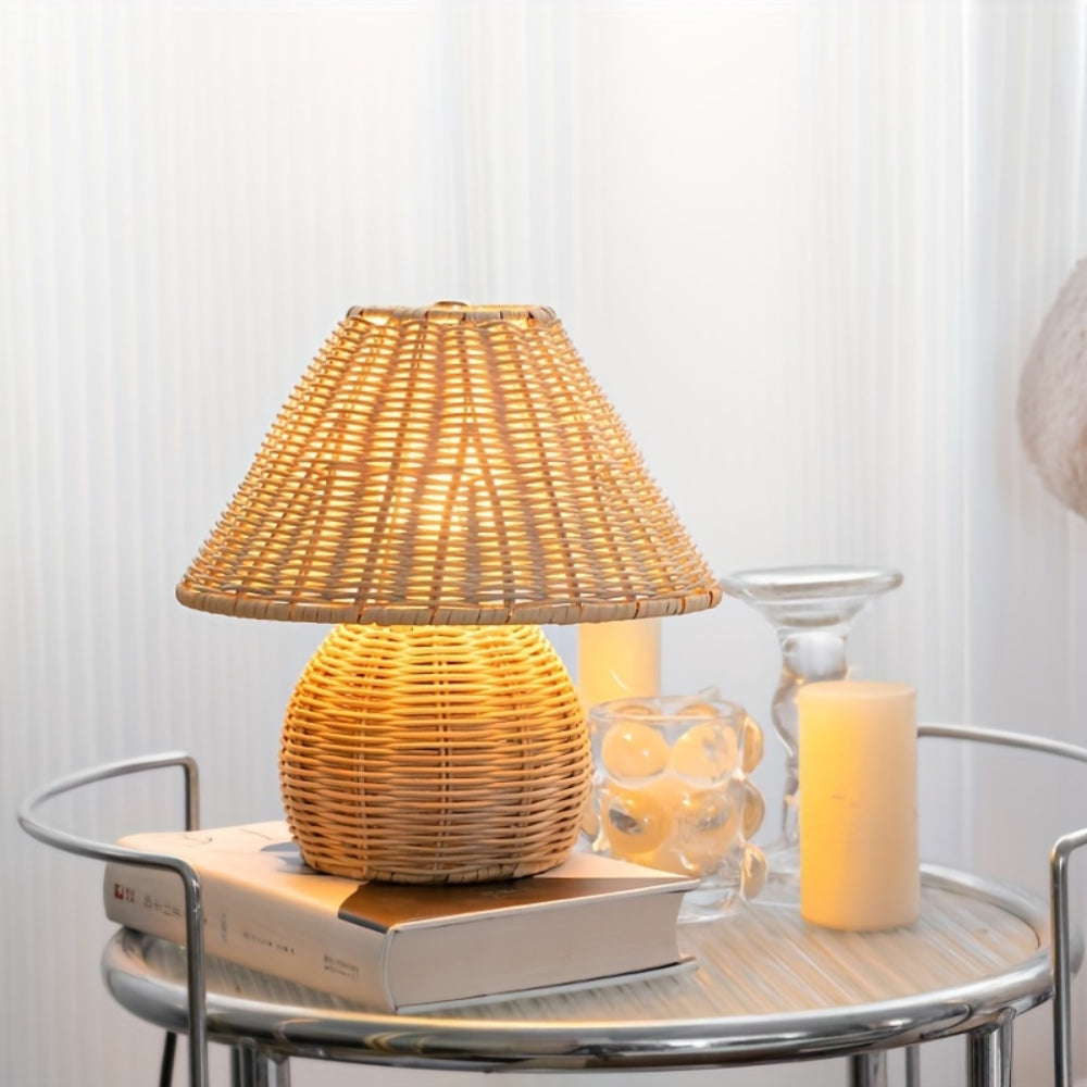 Noya Rattan Tischlampe Wohnkultur