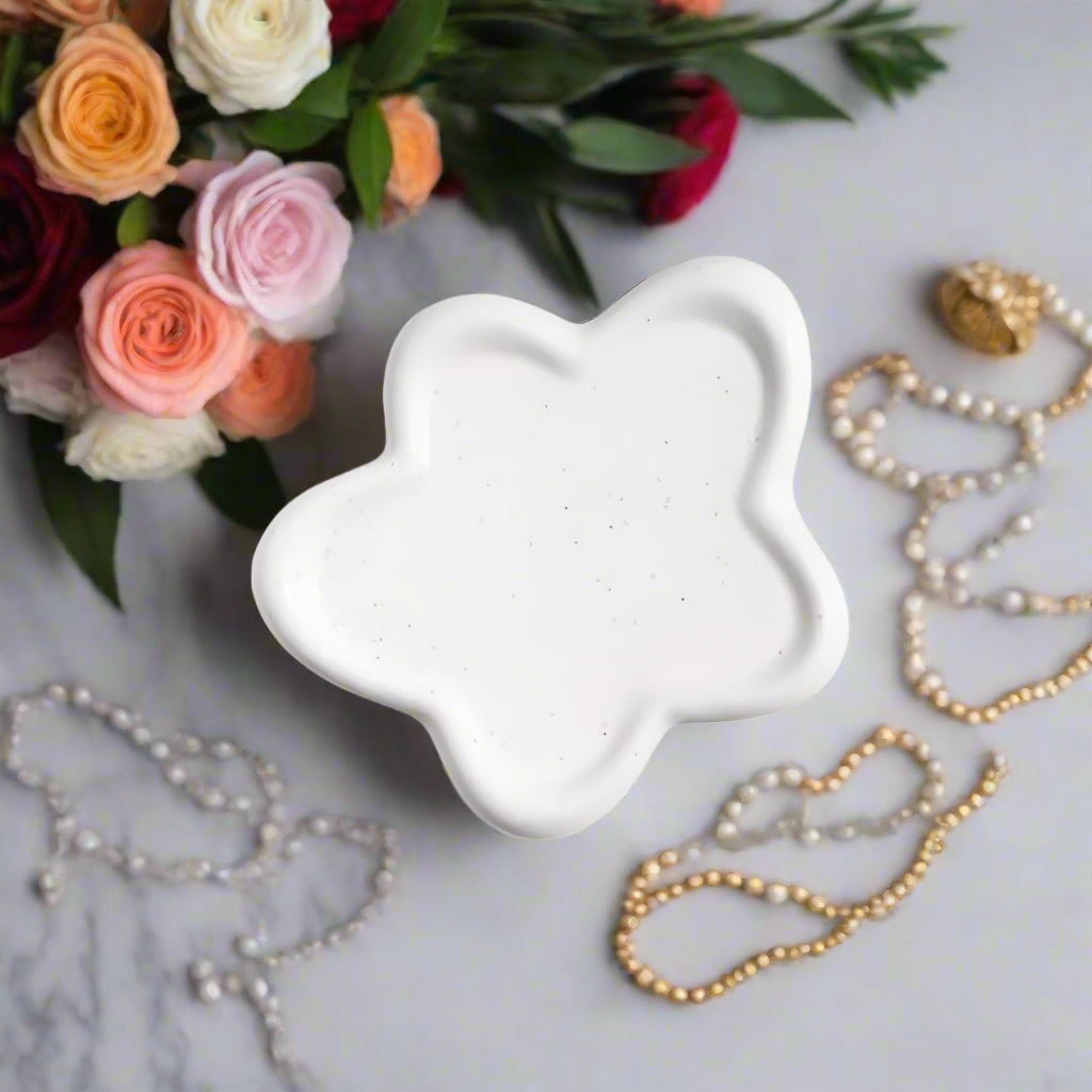 Luxe Keramik Schmuck Organizer Tray