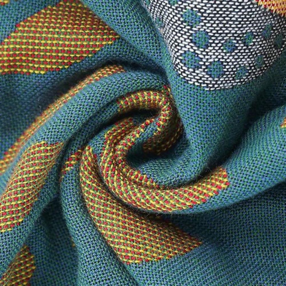 Boho Blumen Vogel Baumwoll-Gaze Kissenbezüge (2 Stück)
