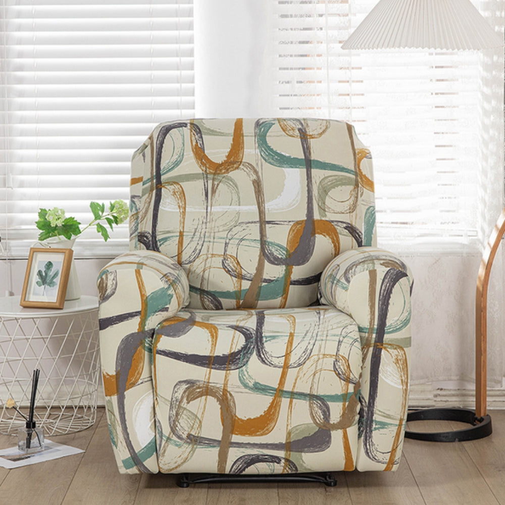Abstrakte Recliner-Sofabezug
