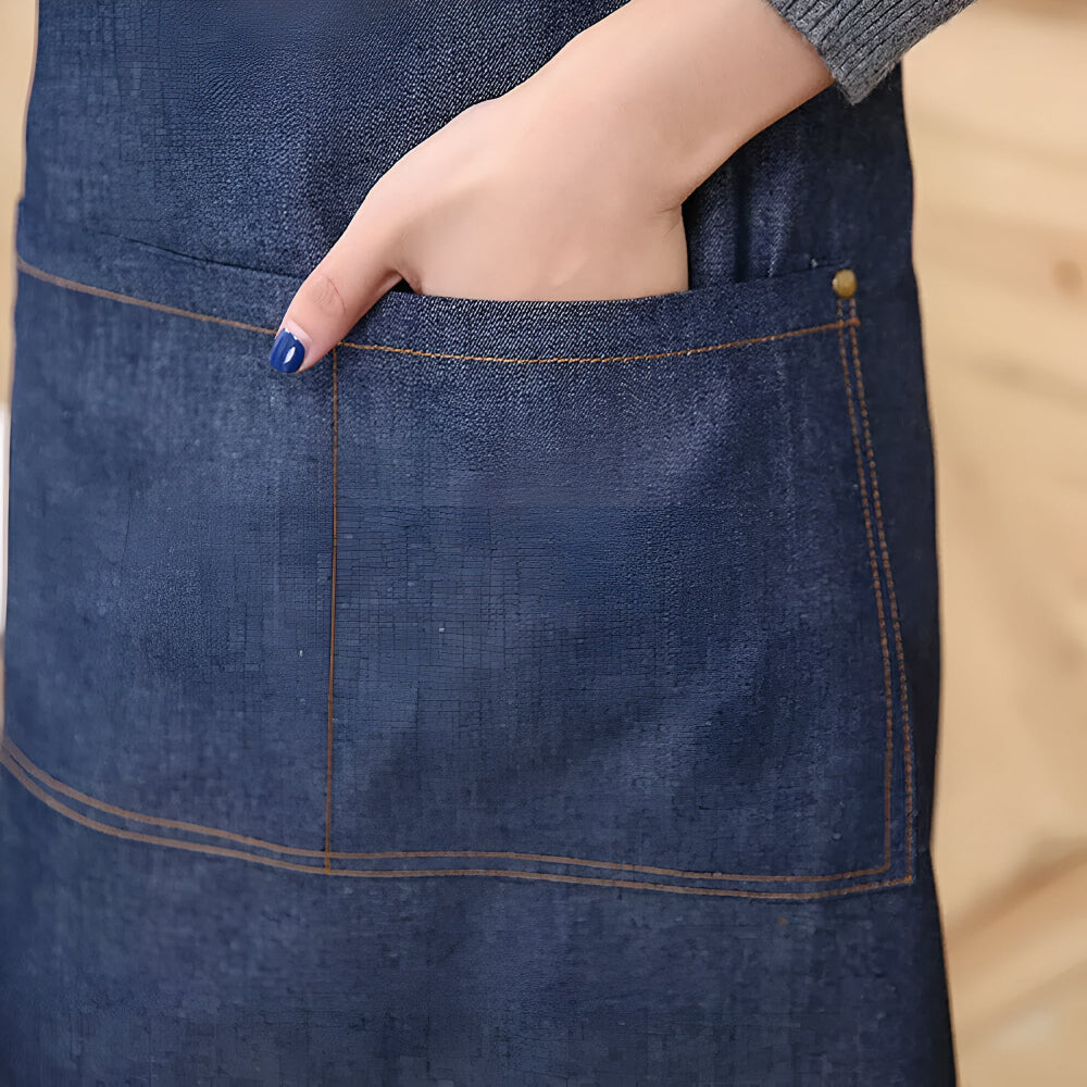 Verstellbare Denim-Schürze