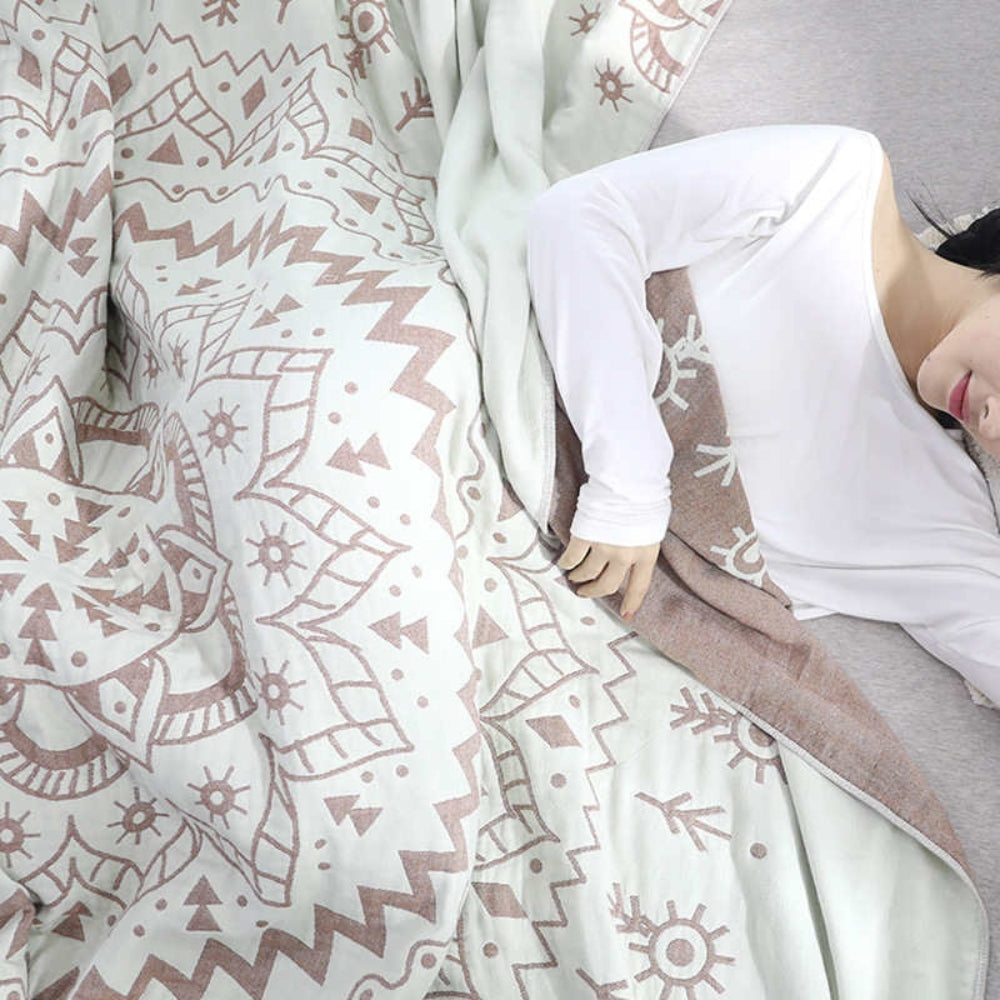 Mandala Kunstmuster Wendeblanket