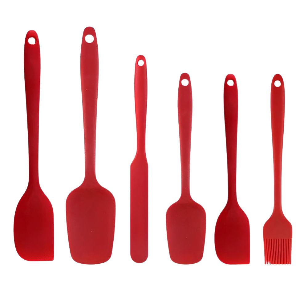 Flexibles Silikon-Spatel-Set | 6-teiliges Set