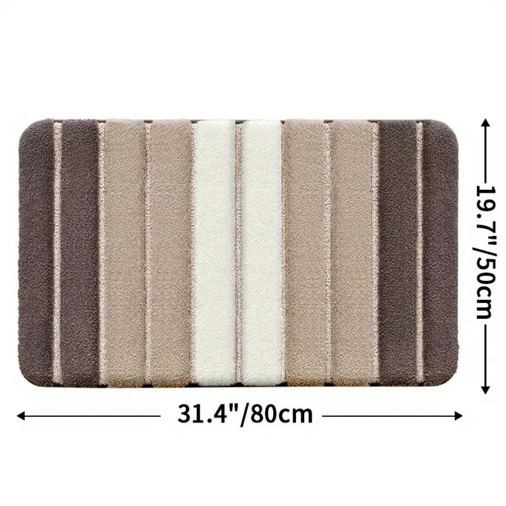 Lumiere Gestreifte Absorbierende Badematte
