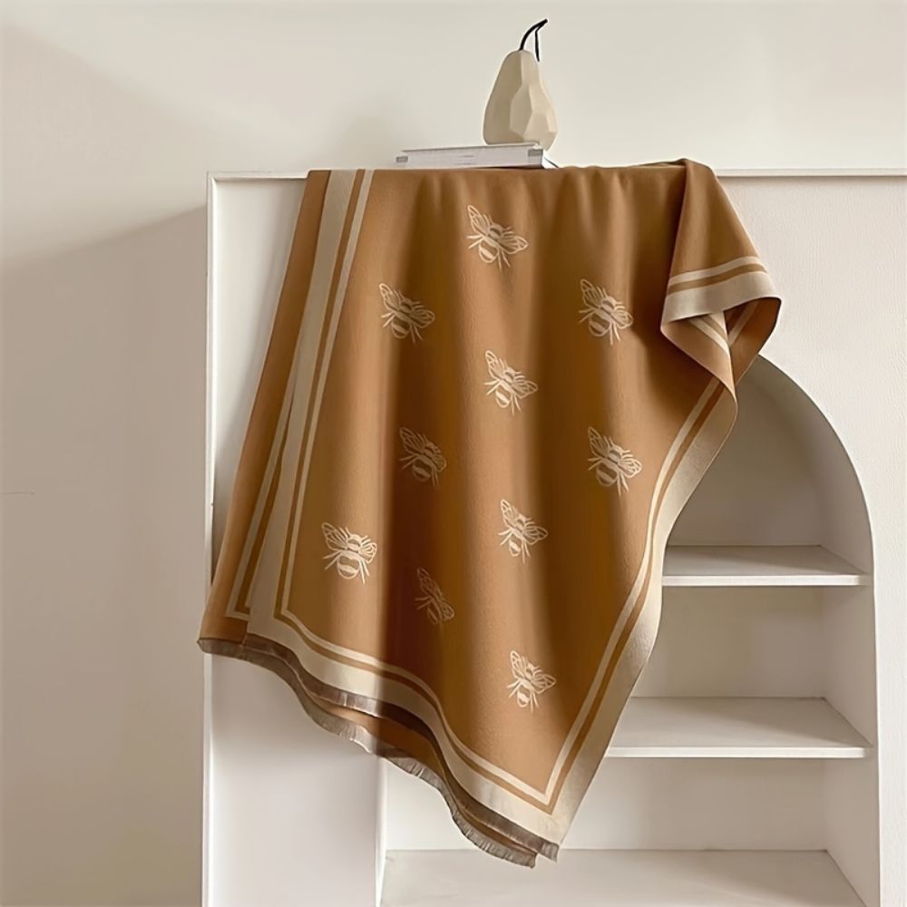 Nuvia Bienenmuster Winter-Schal