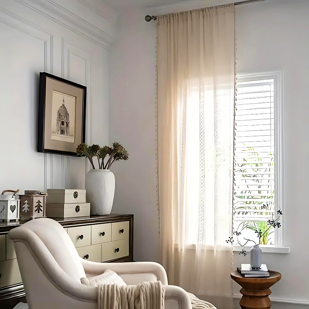 Chic Bohemian Häkelvorhang