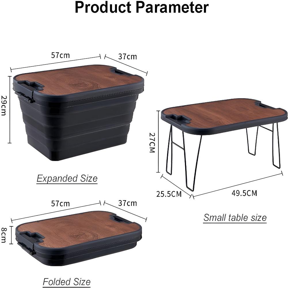 Kollapsible Camping Box