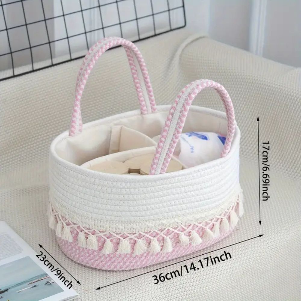 Baby Caddy Organizer mit Spitzenrand