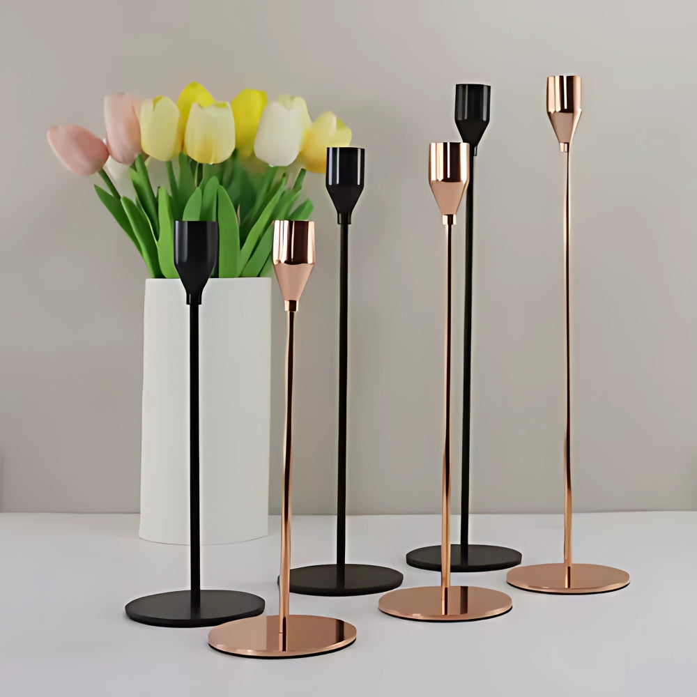 Hoch & Elegant Trio Kerzenhalter Set