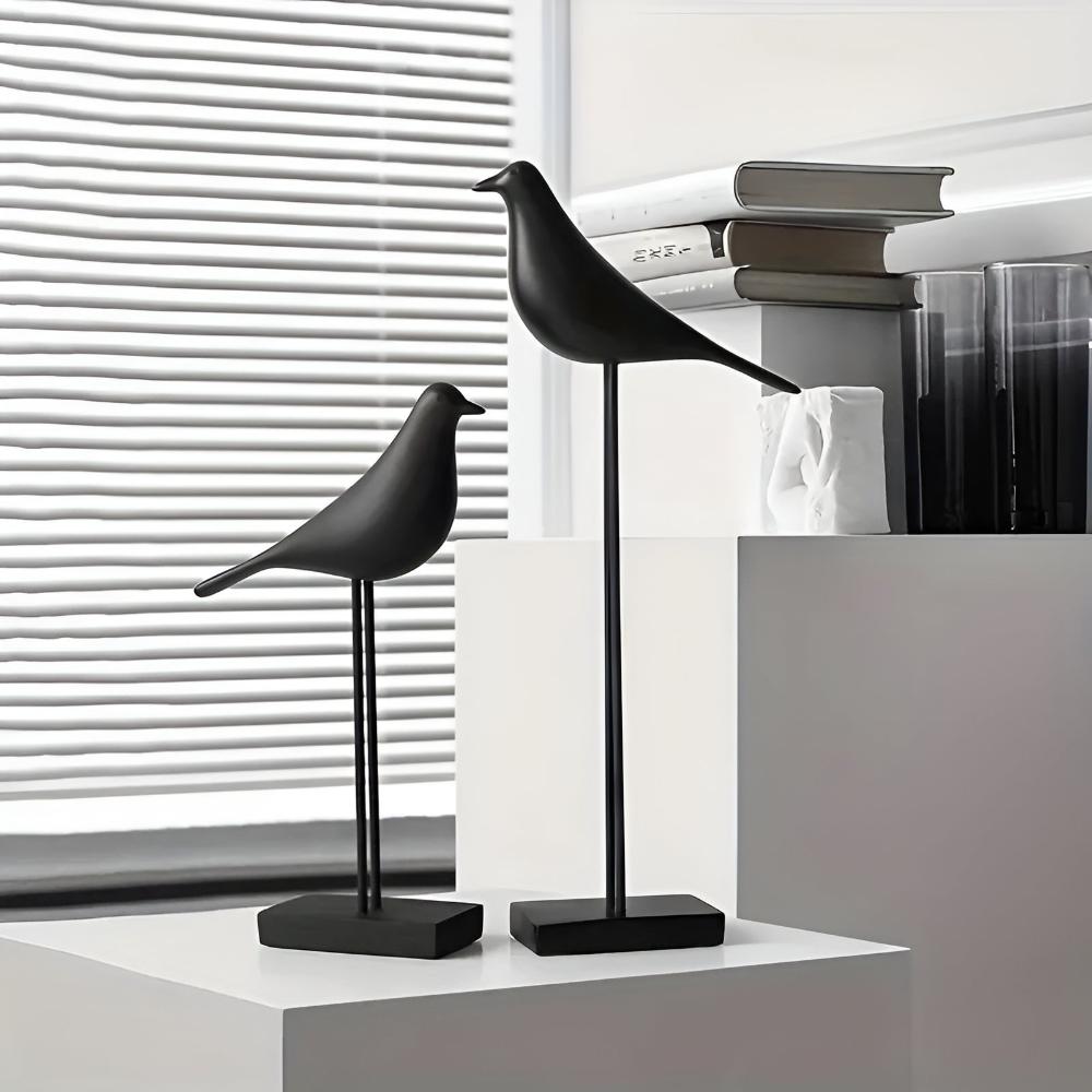 Minimalistische Vogel Dekor Figuren