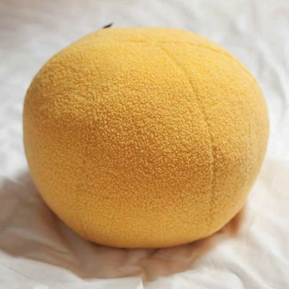 Plüsch Ballförmiges Boucle Kissen