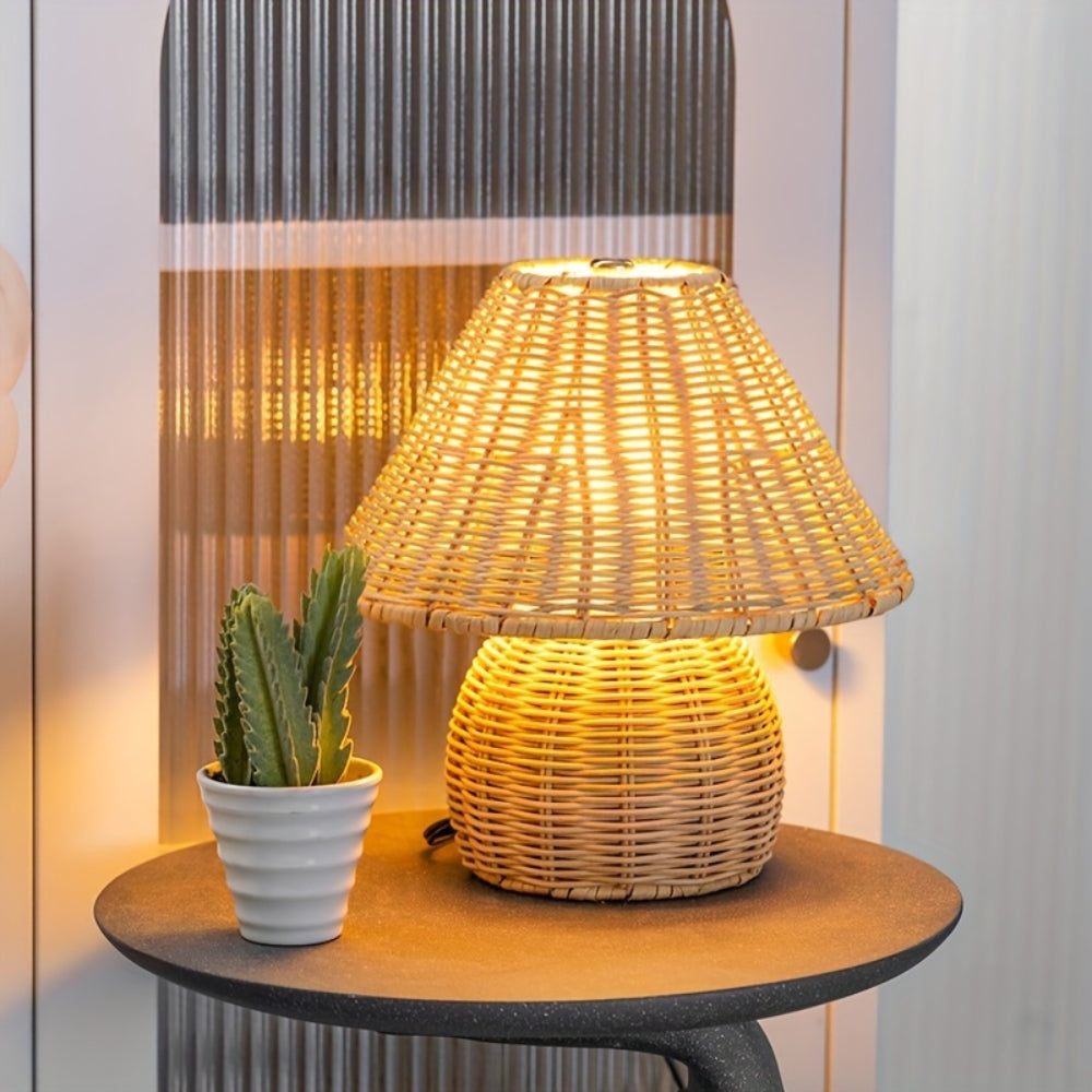 Noya Rattan Tischlampe Wohnkultur