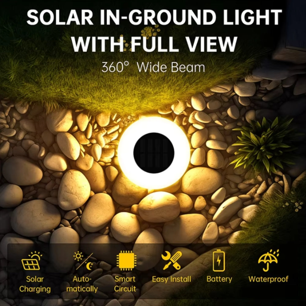 Solar-LED-Außenweglichter | 4er Pack
