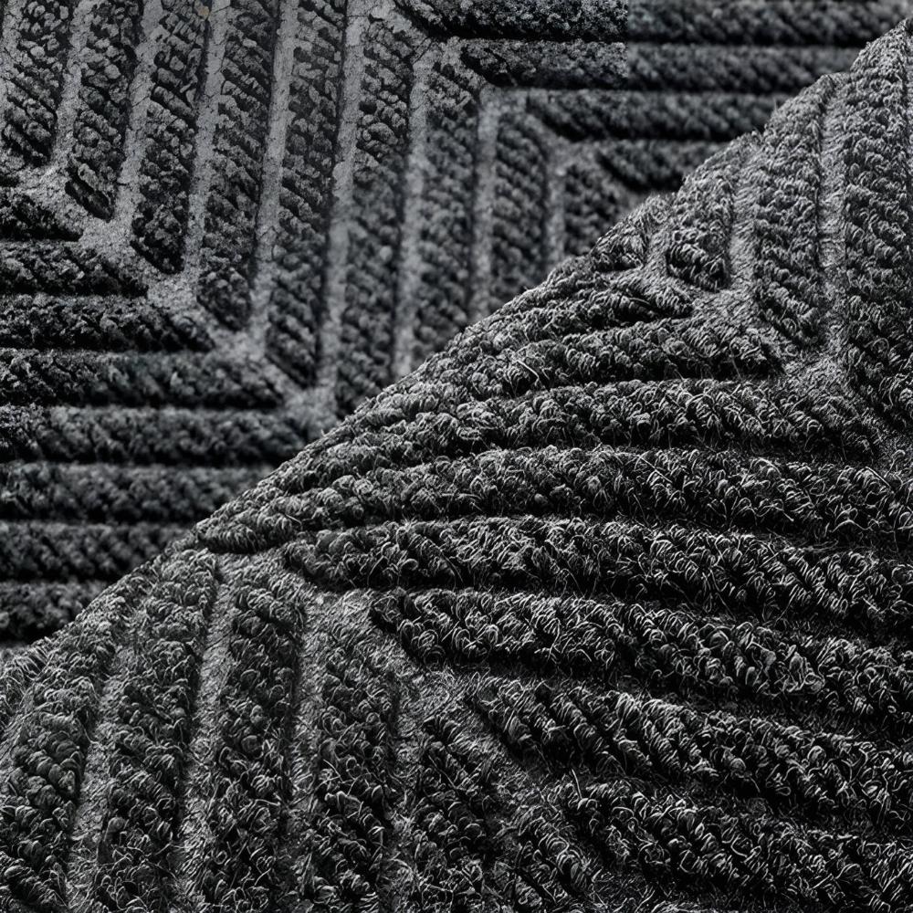 Chevron Ridges Rutschfeste Fußmatte