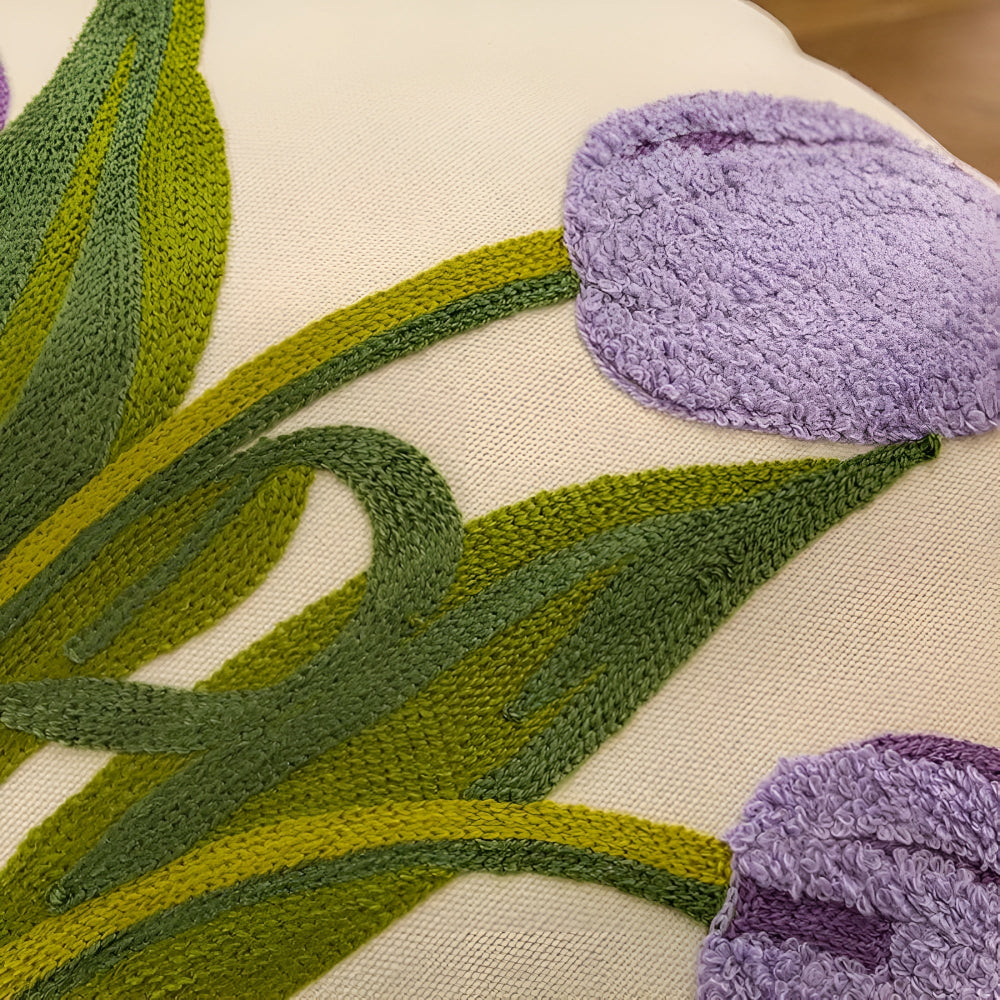 Blühendes Tulpenkissenbezug