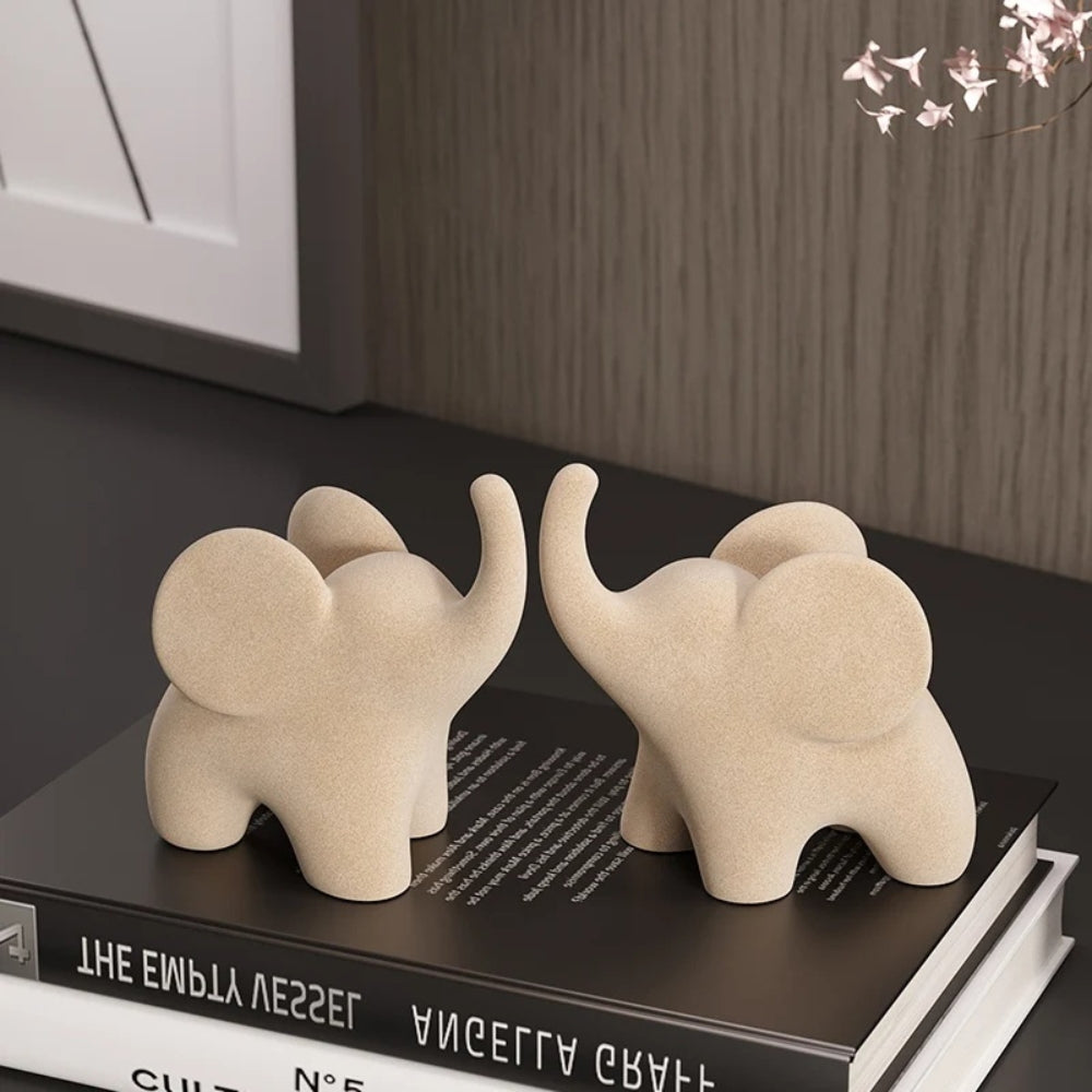 Ekletische Elefant Harzfiguren
