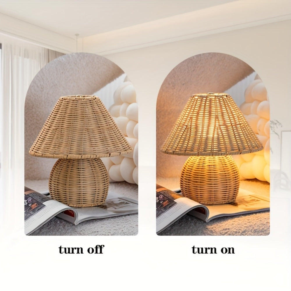 Noya Rattan Tischlampe Wohnkultur