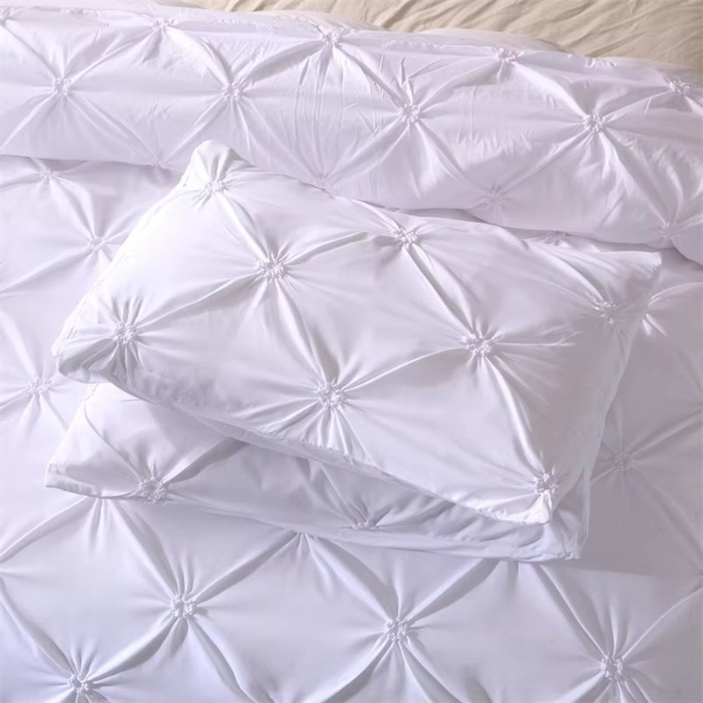 Airweave Pintuck | 3-teiliges Bettbezug-Set