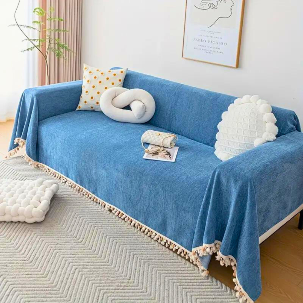Elegante Plüsch-Sofa-Decke Schutz