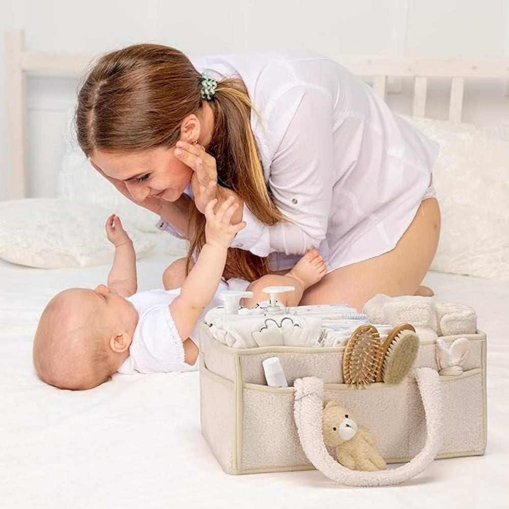 Gemütliche Wickeltasche für das Kinderzimmer