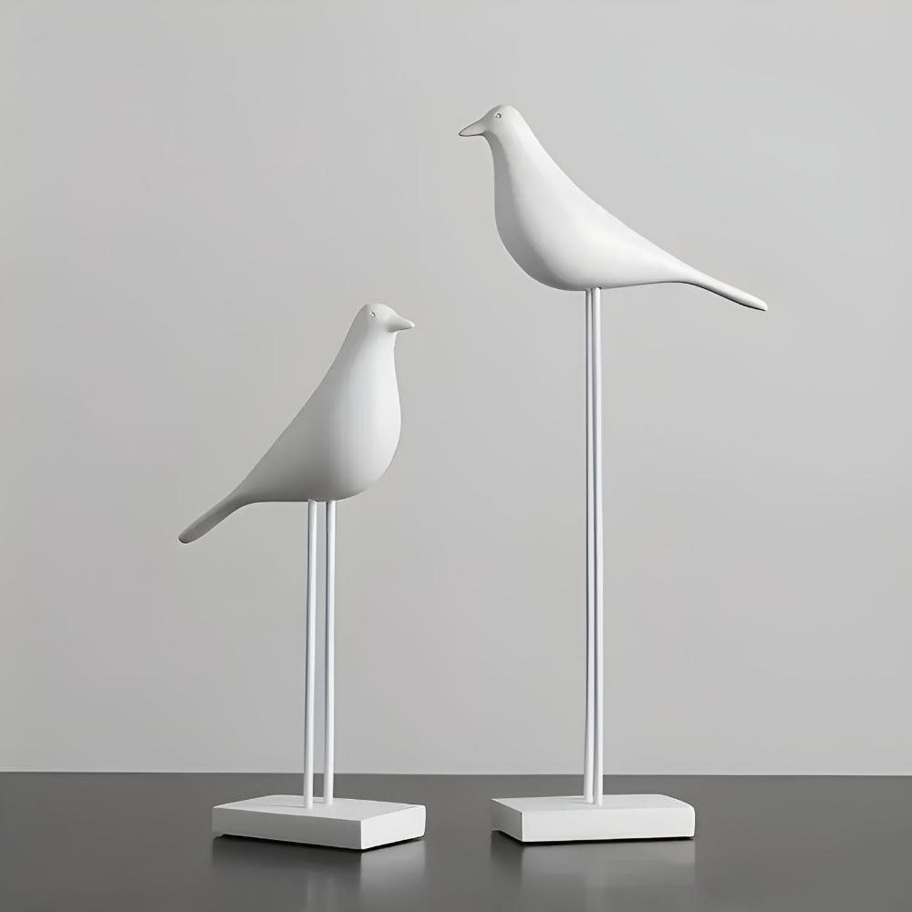 Minimalistische Vogel Dekor Figuren