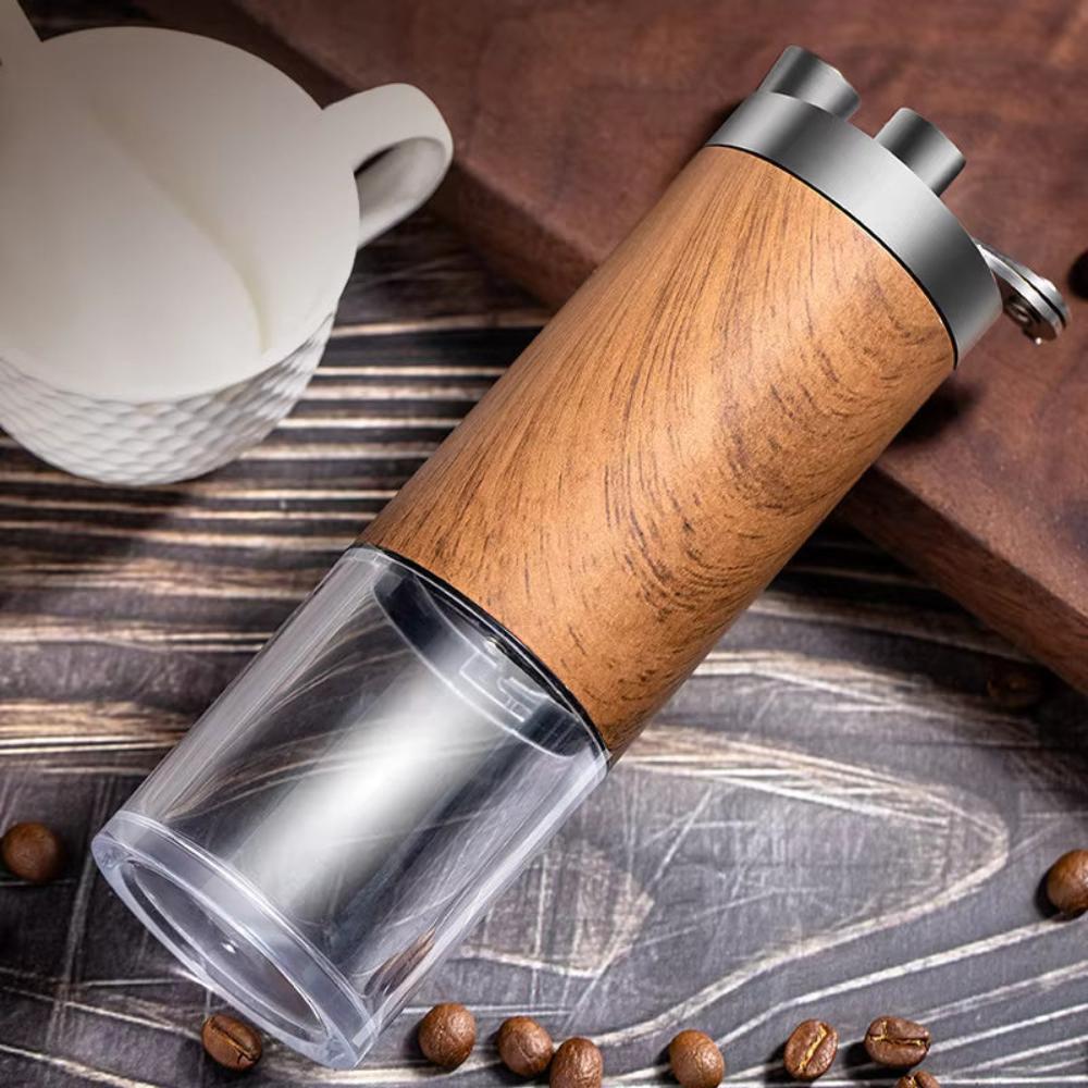Holzmechanische Kaffeemühle