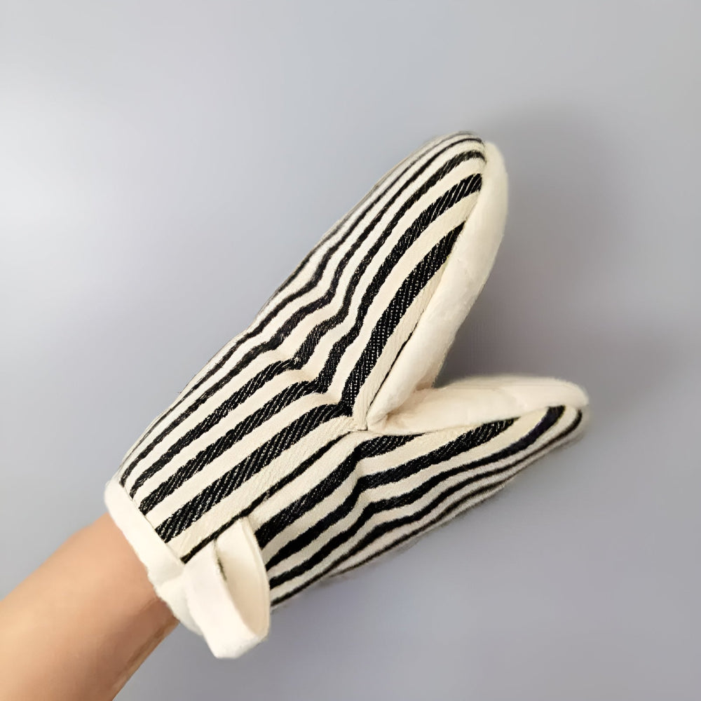 Gestreifte Hitzebeständige Küchenhandschuhe