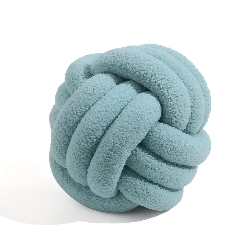 Geknotetes Boucle-Kissen