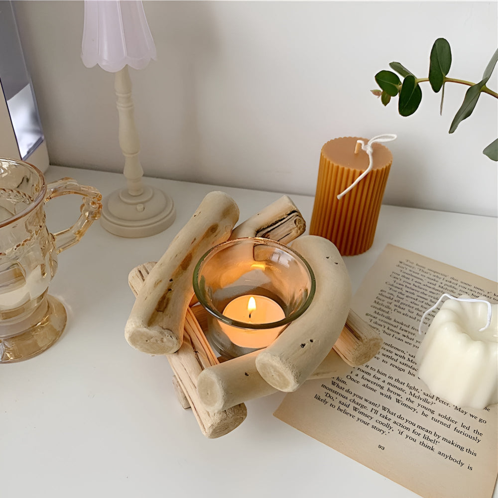 Driftwood Haven Kerzenhalter
