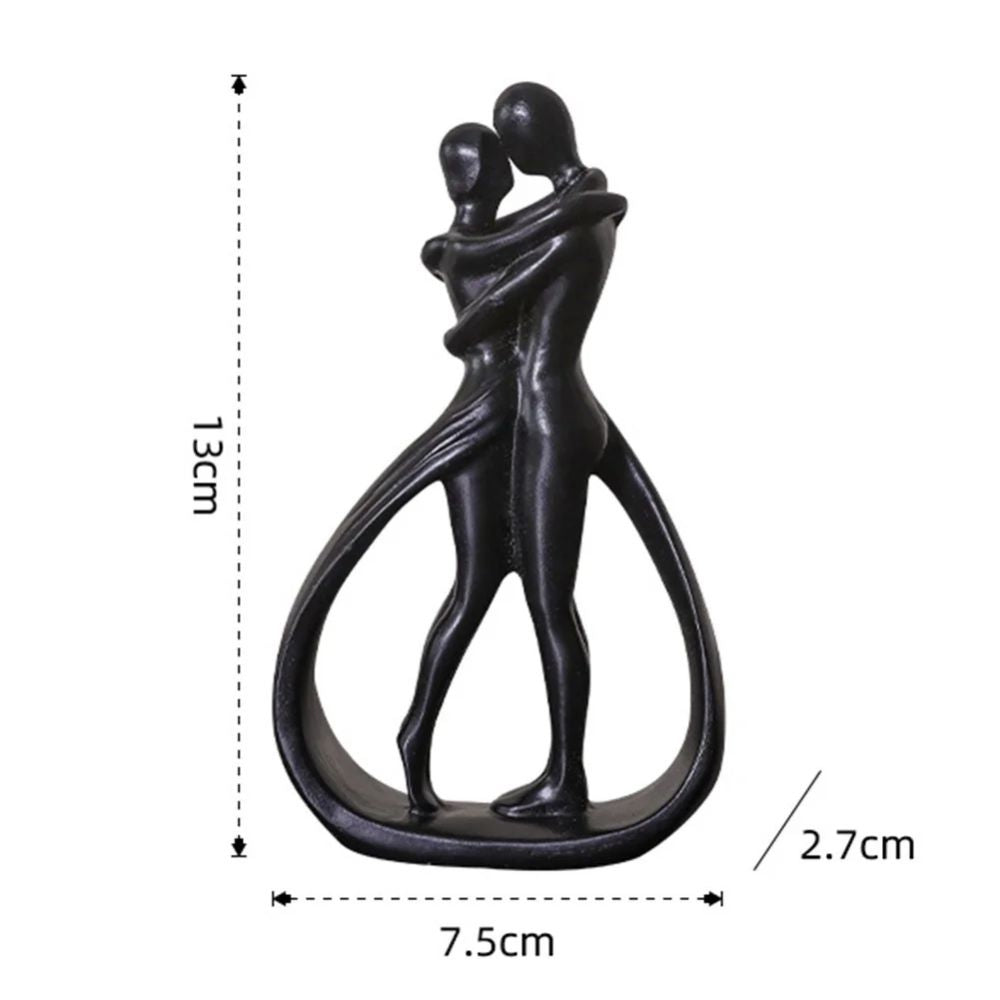 Umarmung Harz Paar Skulptur