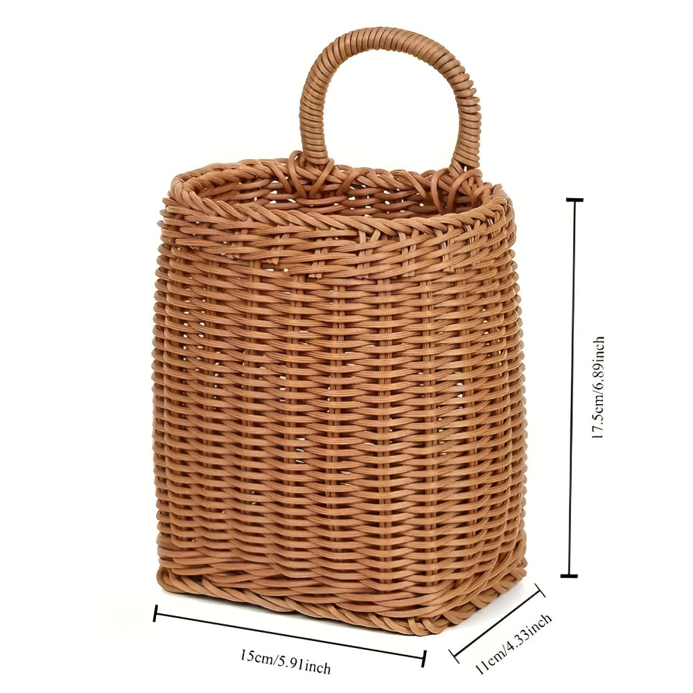 Weidenrattan Woven Aufbewahrungskorb